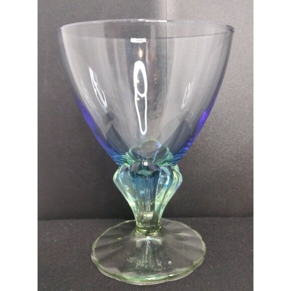 Bormioli Rocco Bahia Blue Green Water Goblet Glassware - Picture 7 of 16